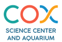 Cox Science Center & Aquarium logo