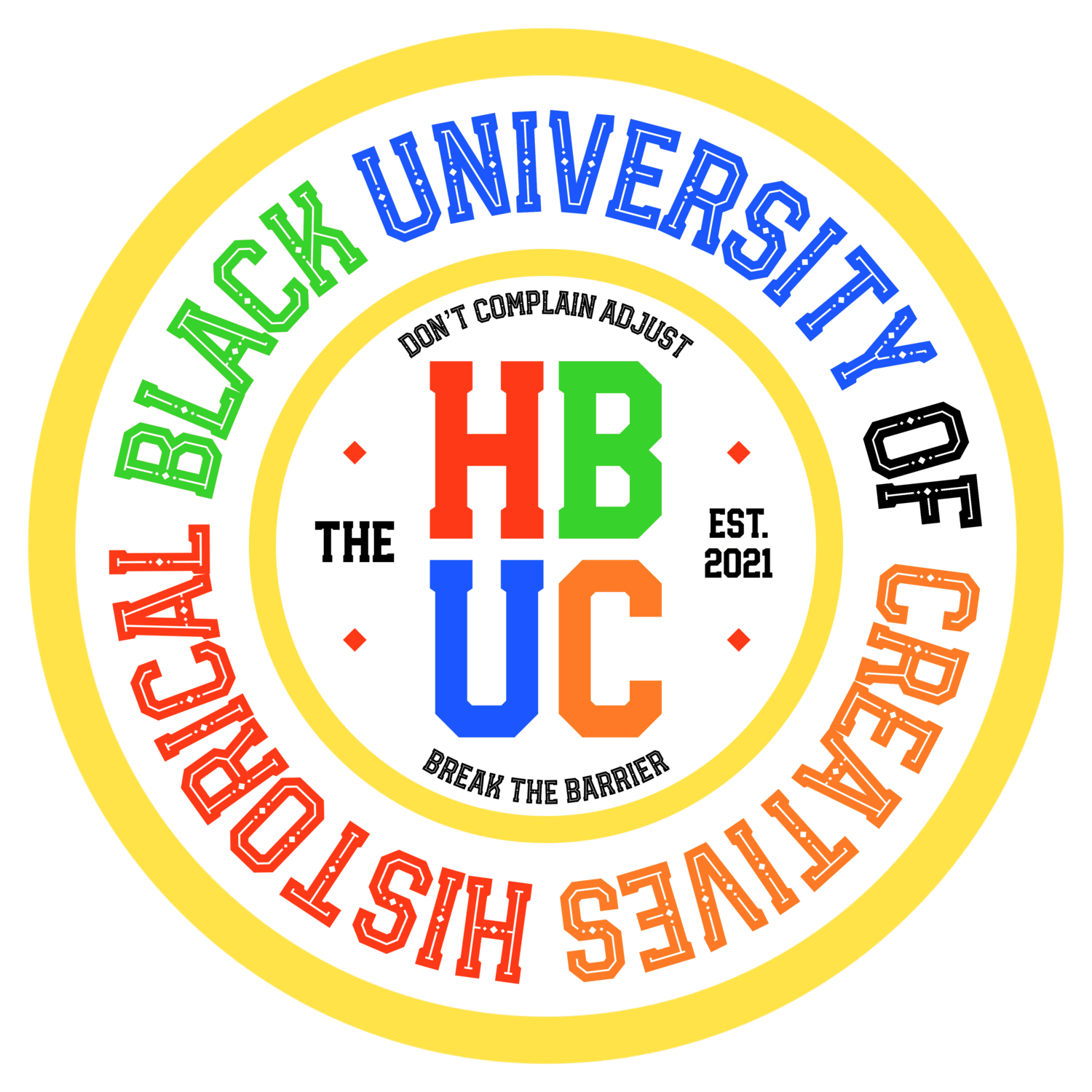 The HBUC (The Historical Black University of Creatives) logo