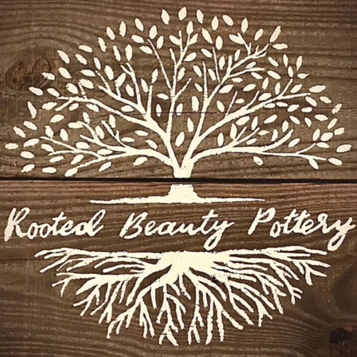 Rooted Beauty Pottery logo
